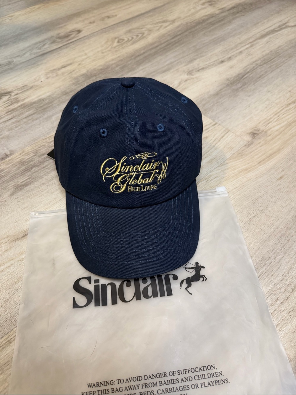 Sinclair Global High Living Hat Navy/Gold